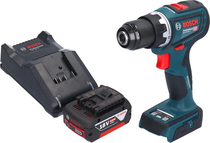 5,0 Ah, 1x Trapano avvitatore a batteria Bosch GSR 18V-90 C Professional, 1x Bosch GBA 18 Volt, Batteria agli ioni di litio da 5000 mAh, 1x caricatore Bosch GAL 18V-40