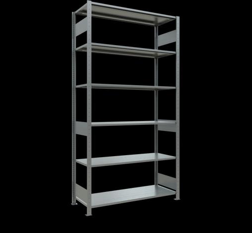 Immagine prodotto Schulte Lagertechnik Sistema di scaffalature di base senza viti MULTIplus150 con ripiani di lunghezza