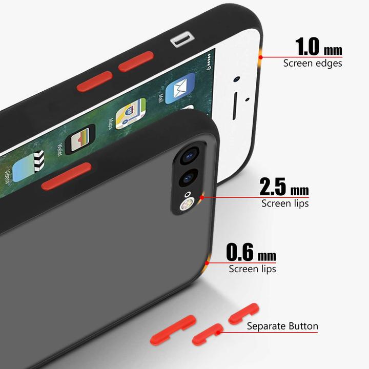 Produktbild Cadorabo Hülle für Apple iPhone 7 PLUS / 7S PLUS / 8 PLUS Matt Design (Apple iPhone 7 Plus, Apple iPhone 7s Plus)