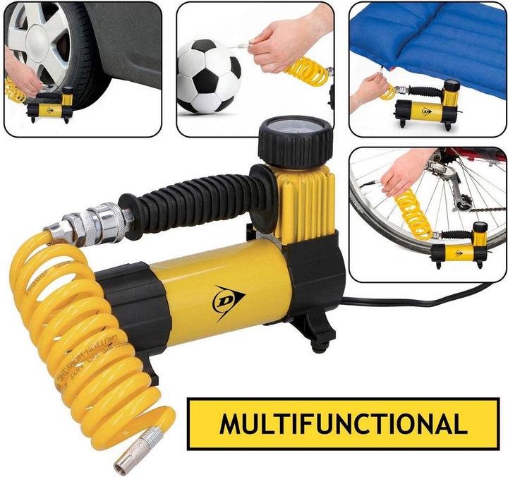 Actual product image Dunlop Mini compressor (7 bar, 25 l)