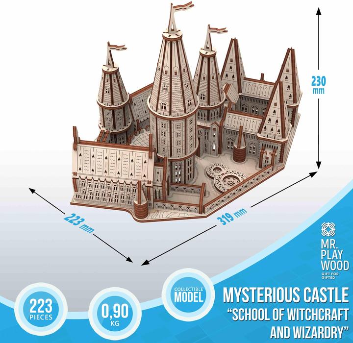 Produktbild Mr Playwood Mr. Playwood: Mysterious Castle - School of Witchcraft and Wizardry