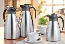 Actual product image Esmeyer THERMOART vacuum jug Container capacity: 1 l Material: brushed stainless steel (1 l)