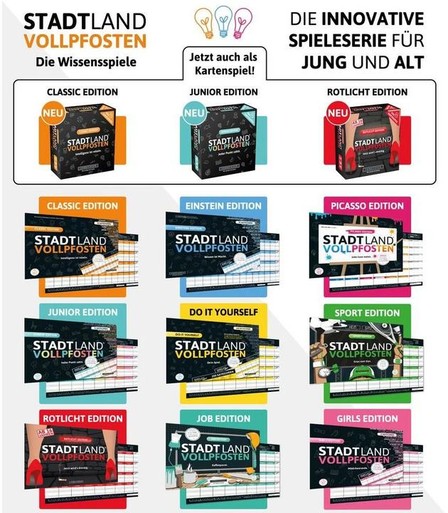 Produktbild Denkriesen Stadt Land Vollpfosten - Do It Yourself-Edition - Dein Spiel (Deutsch)