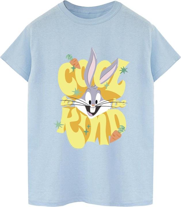 Actual product image Looney Tunes Womens/Ladies Bugs Cool To Be Kind Cotton Boyfriend T-Shirt (XXL)