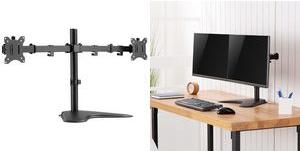 Actual product image LogiLink TIS 17"-32" 2TFT 3joints black Max. 8KG, stand (Table, 32")