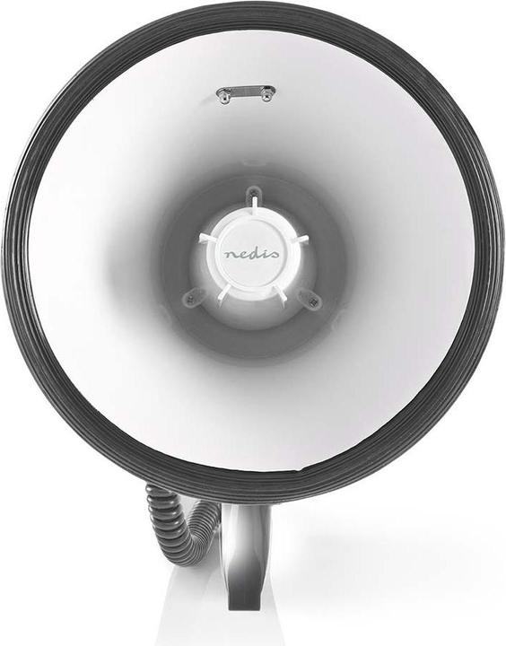 Image du produit Nedis Mégaphone | Portée maximale : 1500 m | Réglage du volume maximal : 135 dB | Microphone amovible (Porte-voix)