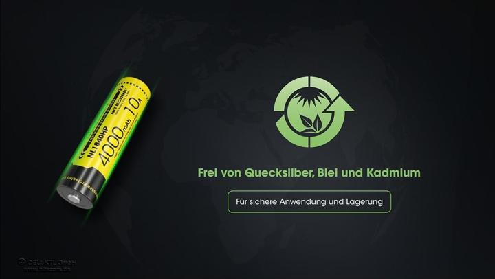 Produktbild Nitecore NL1840HP (1 Stk., 18650, 4000 mAh)