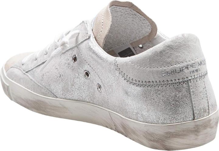 Produktbild Philippe Model sneakers prsx low in laminated leather silver (39)