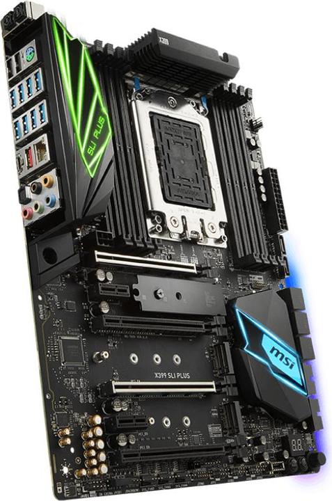 Actual product image MSI X399 SLI Plus (TR4, AMD X399, ATX)