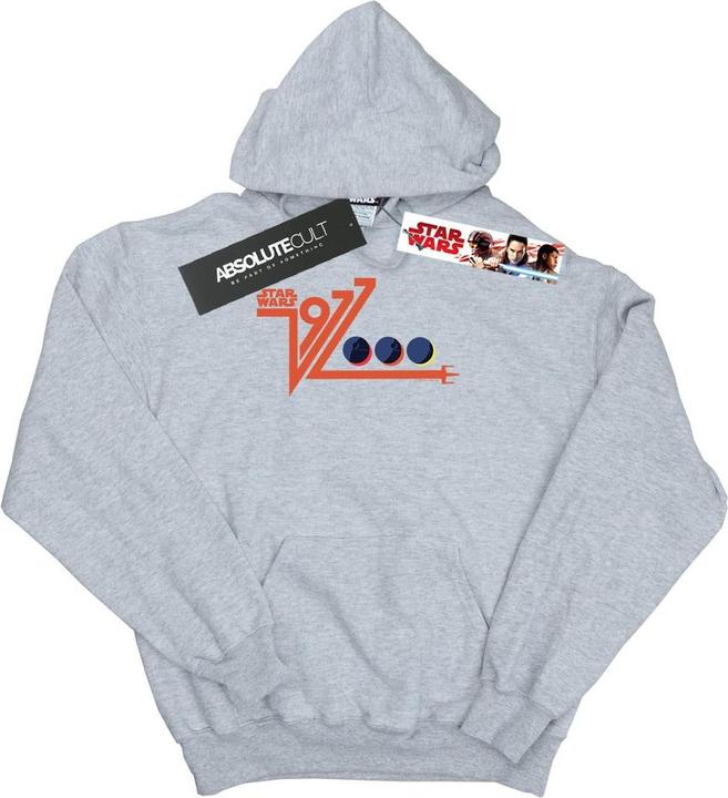 Immagine prodotto Star Wars Retro 1977 Death Star Felpa con Cappuccio Uomo (XXL)