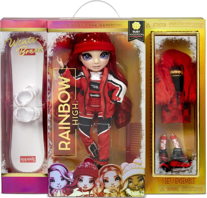 Produktbild MGA Rainbow High- Winter Break Fashion Ruby