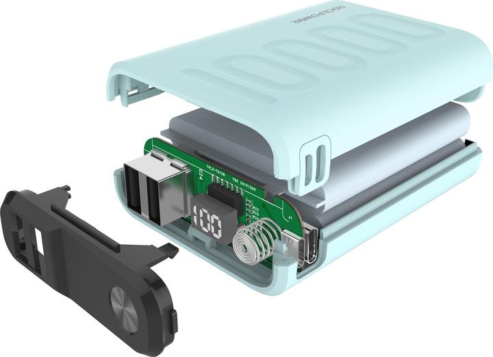 Produktbild RealPower Powerbank PB-10000 PD Nutopia (10000 mAh, 18 W, 37 Wh)