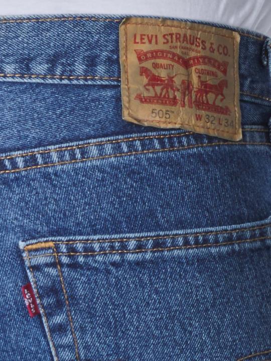 Actual product image Levis 505 Jeans stonewash (zip) (W38/L30)