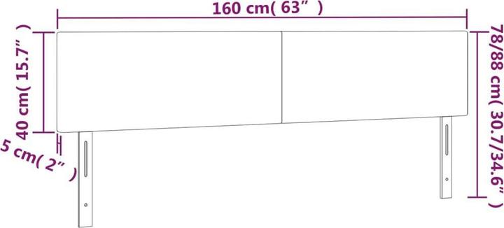 Produktbild VidaXL Conni (160 x 5 x 88 cm)
