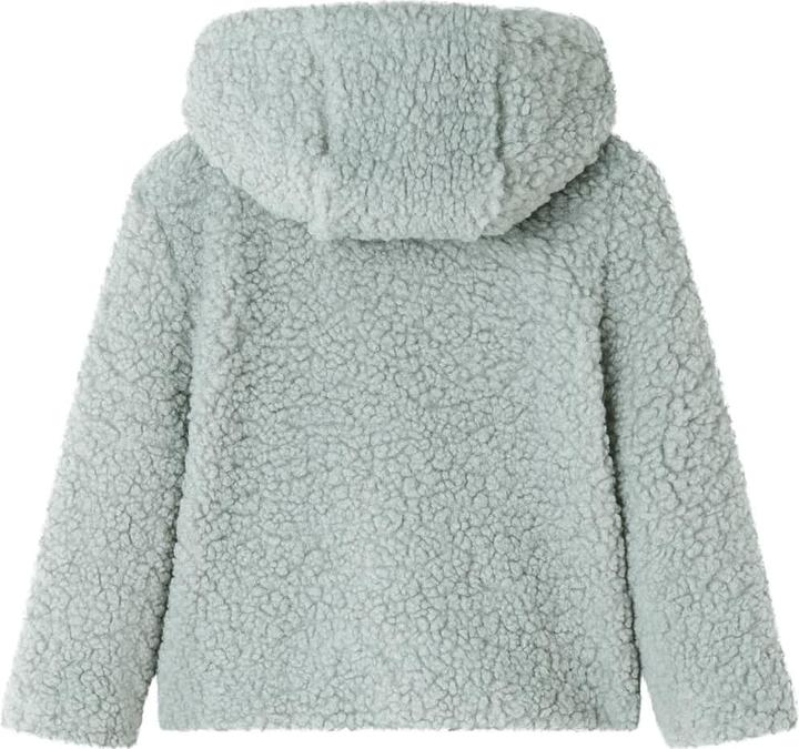 Actual product image VidaXL Children's hooded jacket teddy faux fur mint green (104)