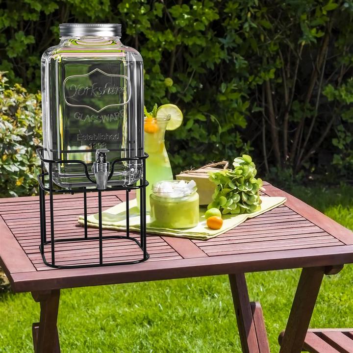 Actual product image Intirilife Glass Beverage Dispenser 4 litres