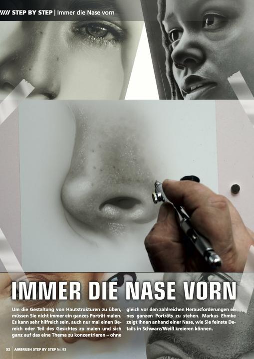 Produktbild Airbrush Step by Step 93 (Deutsch, Dennis Mott, Markus Ehmke, Katja Hassler, Gerhard Eujen, Roger Hassler, Mitya Ka, Carlos Cartagena, 2024)