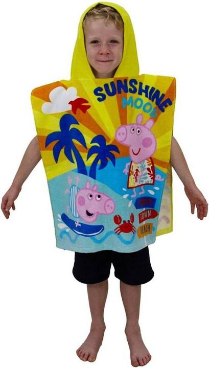 Actual product image Peppa Pig Childrens/Kids Ocean Hooded Towel