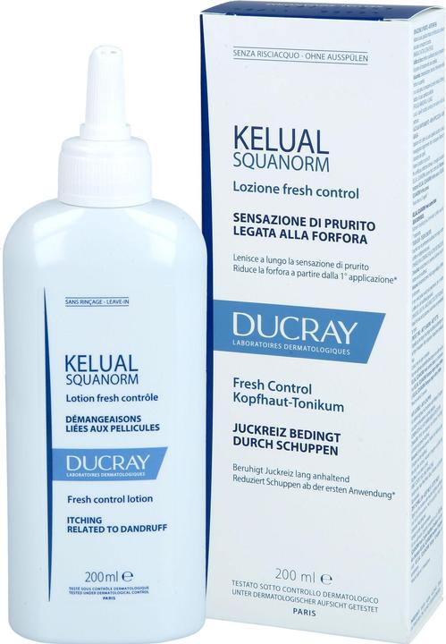 Produktbild Ducray Kelual Squanorm Kopfhaut-Tonikum beruhigt Kopfhaut und reduziert Schuppen, 200 ml Lösung (200 ml)