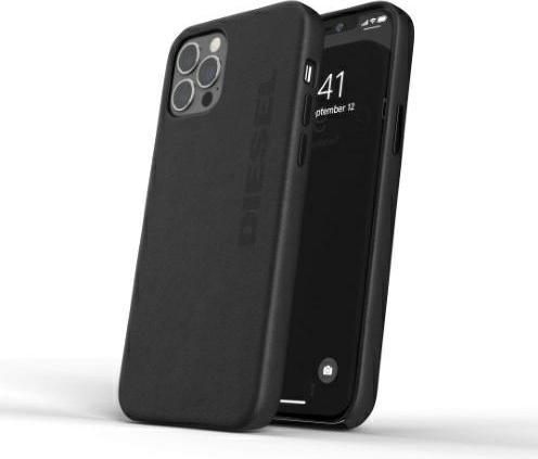 Produktbild Diesel Moulded Case Premium Leather Wrap iPhone 12 Pro Max czarny/black 42517 (Apple iPhone 12 Pro Max)