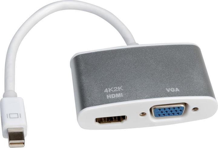 Produktbild Roline Mini DisplayPort - HDMI/VGA, Aktiv (HDMI, VGA, 10 cm)