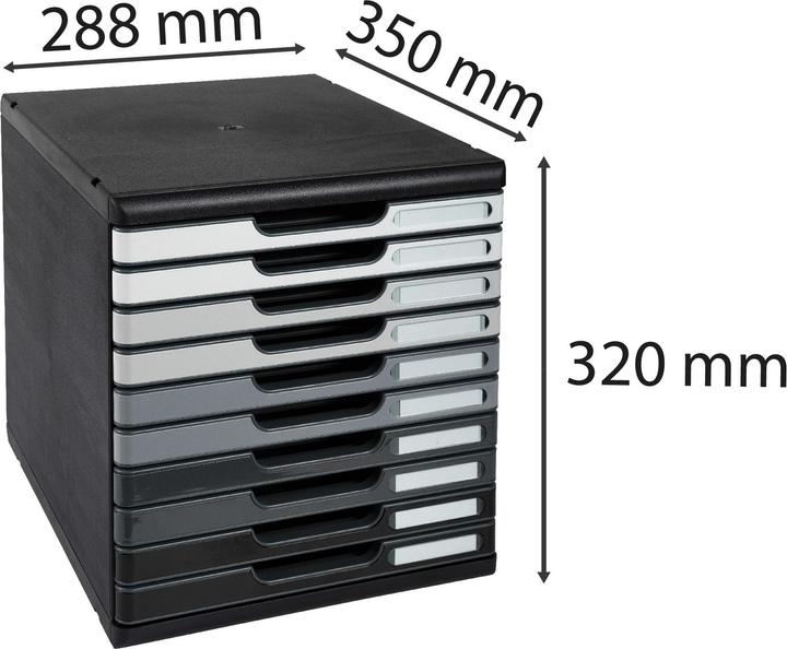 Produktbild Exacompta Modulierbar Schubladenboxen (A4+)