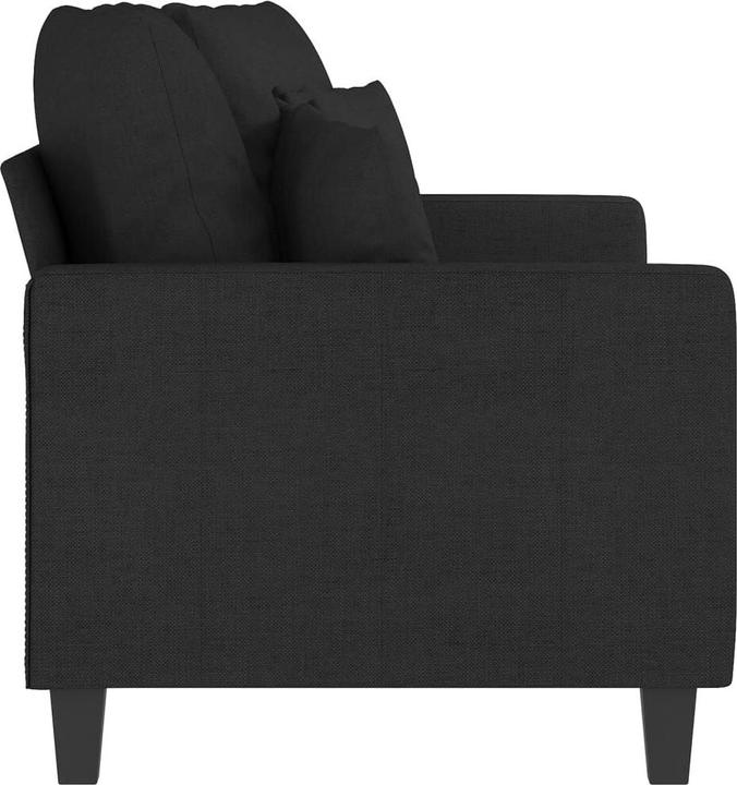 Immagine prodotto VidaXL Divano 2 posti nero 140 cm in tessuto,Colore: Nero,Materiale (2 posti)