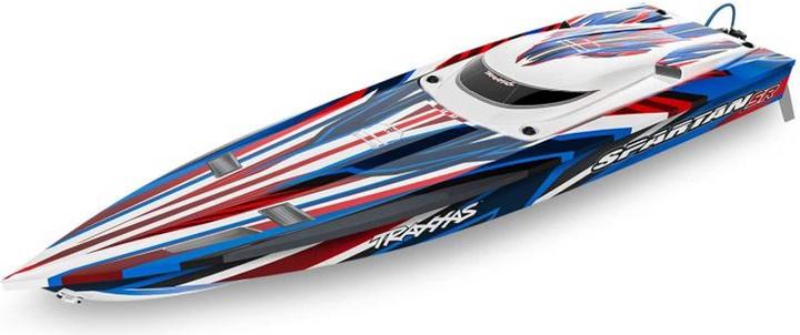 Traxxas BOAT SPARTAN SR 1037mm 1:10 EP RTR RED TQi 2.4GHz WITHOUT charger and WITHOUT battery
