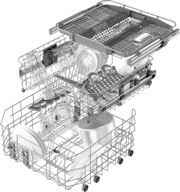 Produktbild V-Zug Einbaugeschirrspüler Adora V2000 VGB mit Gleitblech