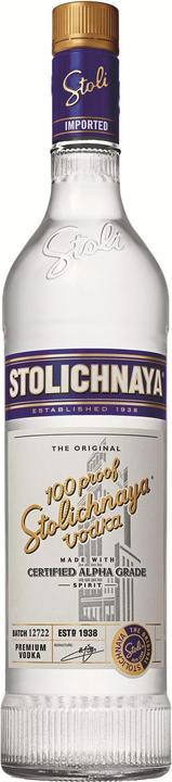 Stolichnaya Vodka Stoli 100 Proof 0,75 l (1 x 75 cl)