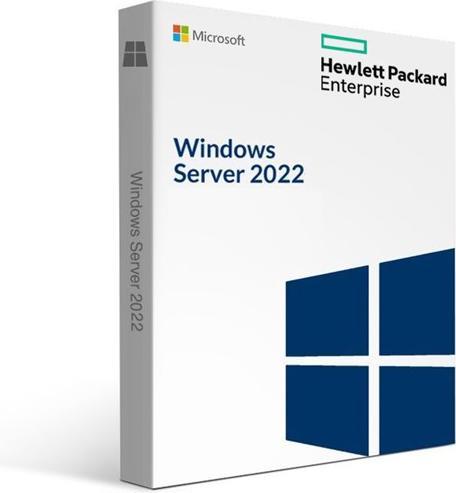 Immagine prodotto HPE Windows Server 2022 (16-Core) Standard ROK (DE/FR/IT/EN), no CALs (16 Utente, Senza limiti)
