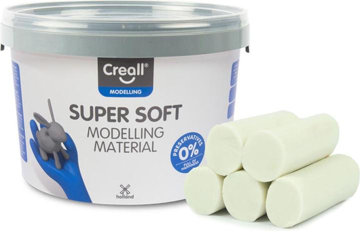 Creall Supersoft klei Wit, 1750gr.