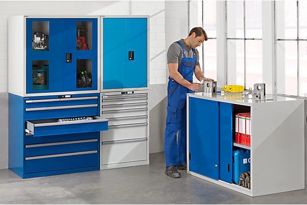Actual product image kaiserkraft Top cupboard with sliding doors (102.30 cm, 100 cm)