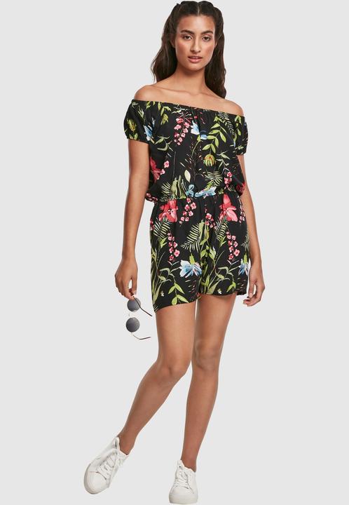 Image du produit Urban Classics Ladies AOP Off Shoulder Short Jumpsuit (XS)