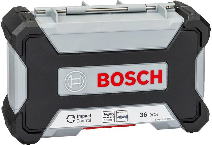 Produktbild Bosch Professional Zubehör 36-tlg. Impact Control Schrauberbit-Set (Kreuz Phillips PH M1, Kreuz Phillips PH M2, Kreuz Pozidriv PZ M2, Kreuz Phillips PH M3, Kreuz Pozidriv PZ M3)