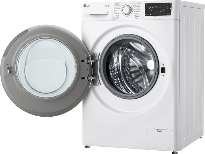 Produktbild LG F4R3710NSWW Waschmaschine 10 kg AI DD, Klasse A-10%, 1400 U/min, automatische Dosierung, Wi-Fi (10 kg, Links)