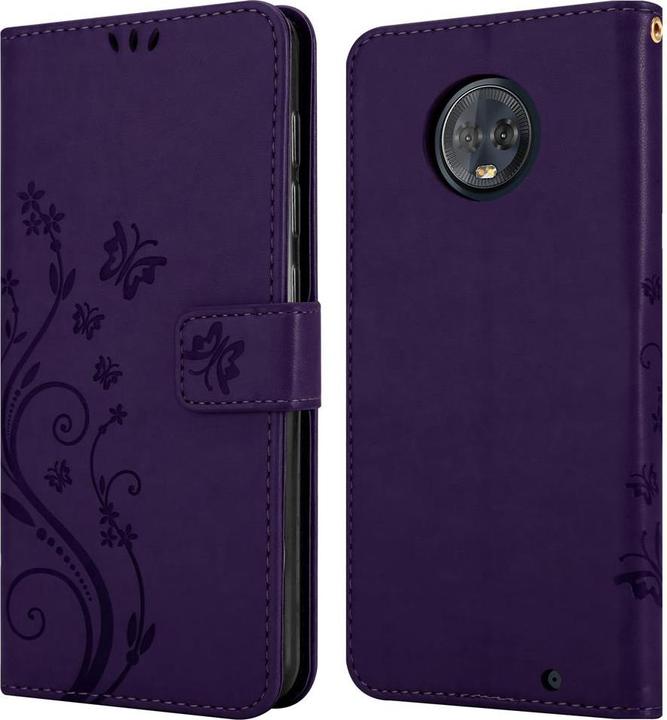 Immagine prodotto Cadorabo Copertina del libro di fiori (Motorola Moto G6 Plus)