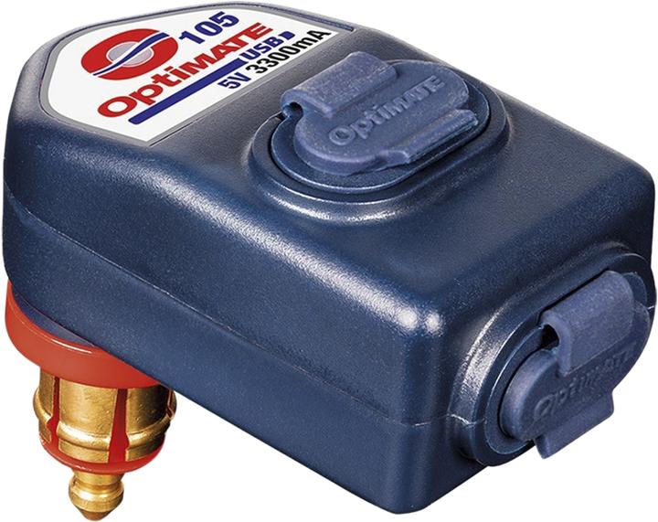 Tecmate USB Doppelstecker zu DIN Steckdose