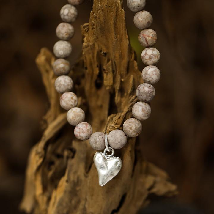 Image du produit Andreani Collier avec jaspe rouge véritable (8 cm)
