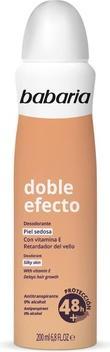 Immagine prodotto Babaria Deodorante Spray Doble Efecto 200ml (Getto vaporizzato, 200 ml)