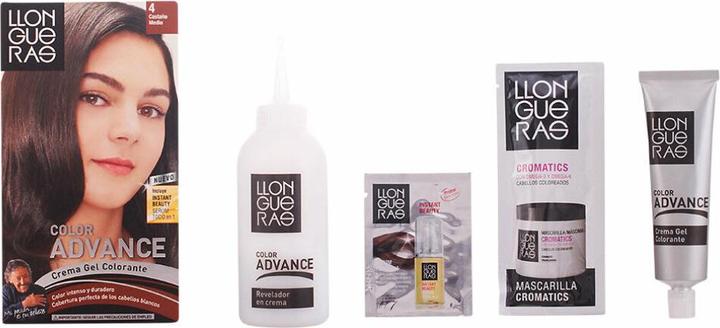 Actual product image Llongueras COLOR ADVANCE #4-castaño medio (4)