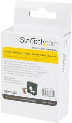 Produktbild StarTech 50X10MM COMPUTER CASE FAN (50 mm, 1 x)