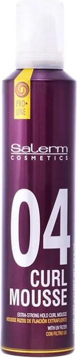 Actual product image Salerm CURL MOUSSE extra strong 300 ml (300 ml, Curling mousse)