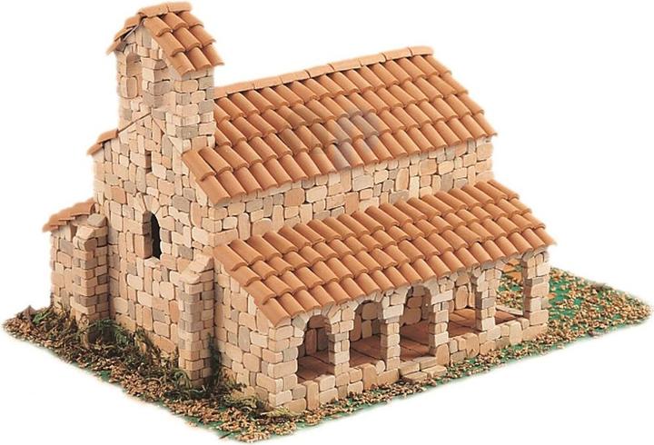 Actual product image Block Cuit. 3D ceramic model kit - Romanesque monastery church (26 x 14 x 22 cm)