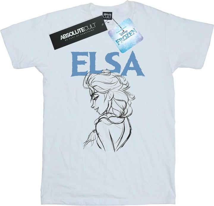 Disney Frozen Elsa Profile Sketch TShirt (S)