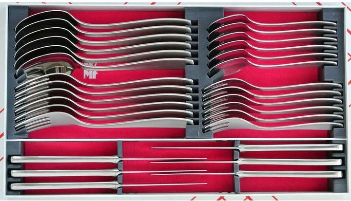 Produktbild WMF Essbesteck Besteckset 6 Personen Merit 30tlg Edelstahl 18/10 poliert (30 Stück, Besteck Set)