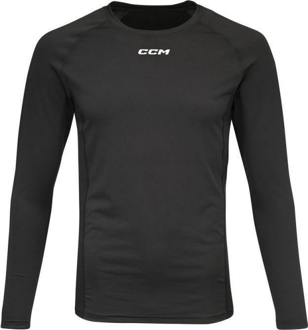 CCM Top a maniche lunghe Performance YTH (nero, S) (S)