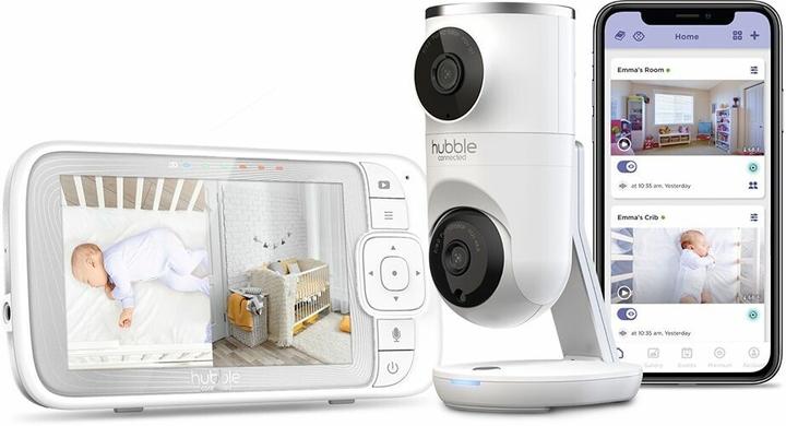 Hubble Connected Nursery Pal Dual Vision (Baby Monitor Audio, 300 m)