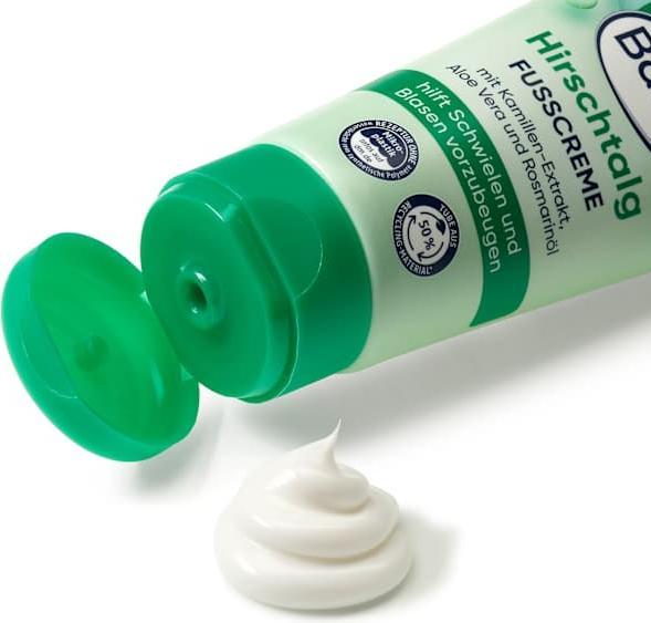Produktbild dm Balea Fuss-Creme Hirschtalg (Fusscrème & Fussgel, 100 ml)