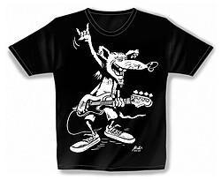 Rock You T-Shirt schwarz Bass Rat M (M)